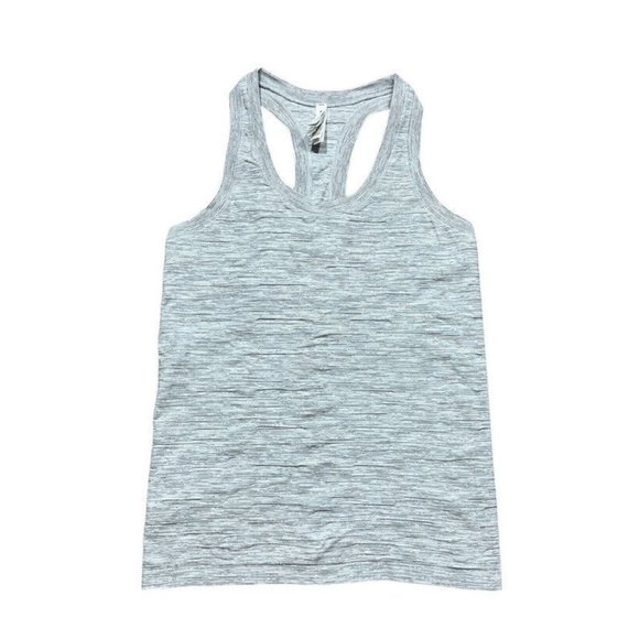 Athleta Tops - Athleta Momentum Racerback Tank Top Space Dye Grey Womens Size Medium Stretch